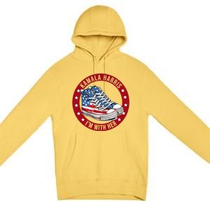 Kamala Harris Im With Her Patriotic Premium Pullover Hoodie