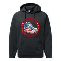 Kamala Harris Im With Her Patriotic Performance Fleece Hoodie