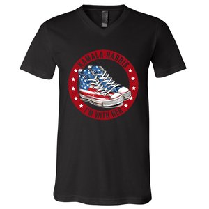 Kamala Harris Im With Her Patriotic V-Neck T-Shirt