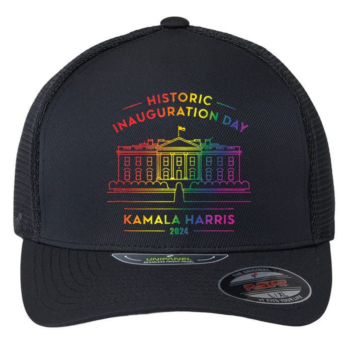 Kamala Harris Inauguration Day 2024 First Female President Flexfit Unipanel Trucker Cap