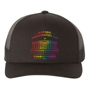 Kamala Harris Inauguration Day 2024 First Female President Yupoong Adult 5-Panel Trucker Hat