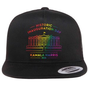 Kamala Harris Inauguration Day 2024 First Female President Flat Bill Trucker Hat