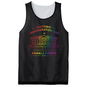 Kamala Harris Inauguration Day 2024 First Female President Mesh Reversible Basketball Jersey Tank