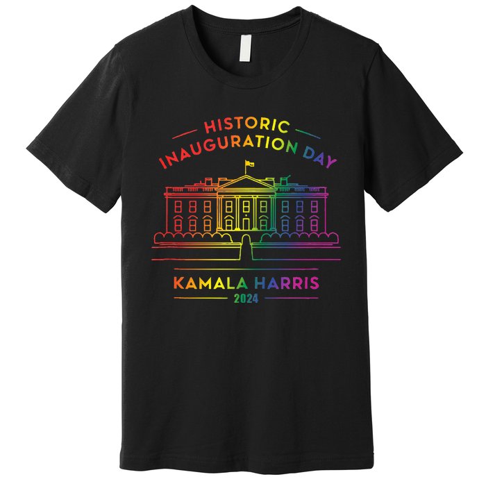 Kamala Harris Inauguration Day 2024 First Female President Premium T-Shirt