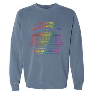 Kamala Harris Inauguration Day 2024 First Female President Garment-Dyed Sweatshirt