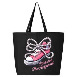 Kamala Harris I Understand The Assignment Shoes & Pearl 25L Jumbo Tote