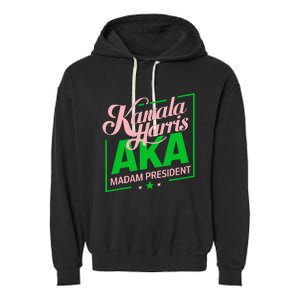 Kamala Harris Is My President Garment-Dyed Fleece Hoodie