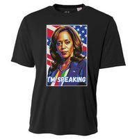 Kamala Harris IM Speaking Quote Cooling Performance Crew T-Shirt