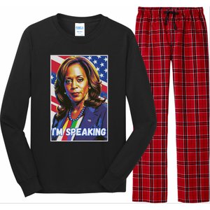 Kamala Harris IM Speaking Quote Long Sleeve Pajama Set