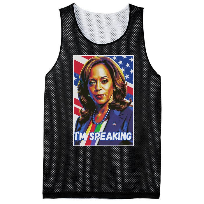 Kamala Harris IM Speaking Quote Mesh Reversible Basketball Jersey Tank