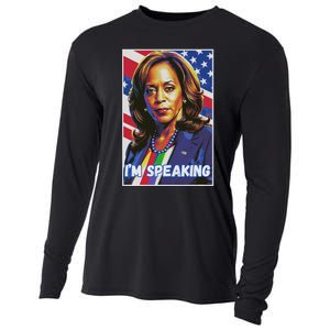 Kamala Harris IM Speaking Quote Cooling Performance Long Sleeve Crew