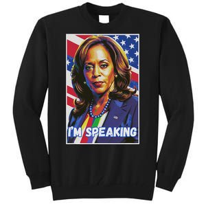 Kamala Harris IM Speaking Quote Tall Sweatshirt