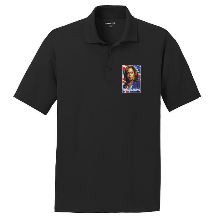 Kamala Harris IM Speaking Quote PosiCharge RacerMesh Polo