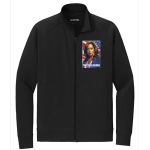 Kamala Harris IM Speaking Quote Stretch Full-Zip Cadet Jacket