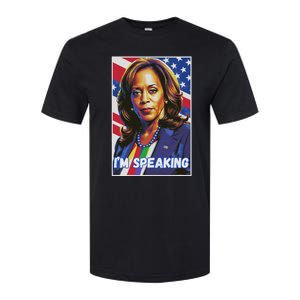 Kamala Harris IM Speaking Quote Softstyle CVC T-Shirt