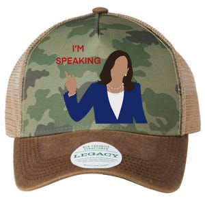 Kamala Harris I’M Speaking Meaningful Gift Legacy Tie Dye Trucker Hat