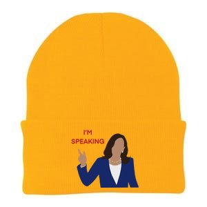 Kamala Harris I’M Speaking Meaningful Gift Knit Cap Winter Beanie