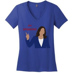 Kamala Harris I’M Speaking Meaningful Gift Women's V-Neck T-Shirt