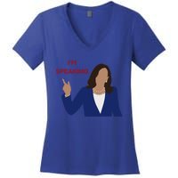 Kamala Harris I’M Speaking Meaningful Gift Women's V-Neck T-Shirt