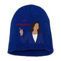 Kamala Harris I’M Speaking Meaningful Gift Short Acrylic Beanie