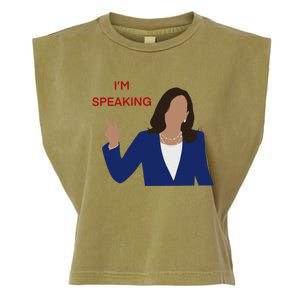 Kamala Harris I’M Speaking Meaningful Gift Garment-Dyed Women's Muscle Tee