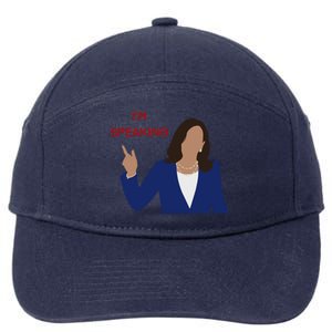 Kamala Harris I’M Speaking Meaningful Gift 7-Panel Snapback Hat