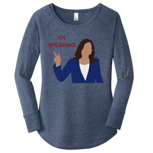 Kamala Harris I’M Speaking Meaningful Gift Women's Perfect Tri Tunic Long Sleeve Shirt