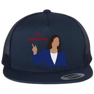 Kamala Harris I’M Speaking Meaningful Gift Flat Bill Trucker Hat