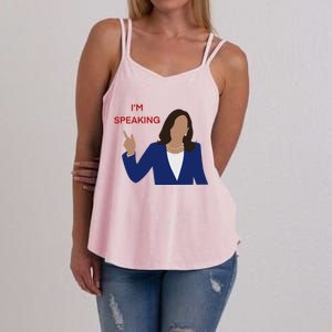 Kamala Harris I’M Speaking Meaningful Gift Women's Strappy Tank