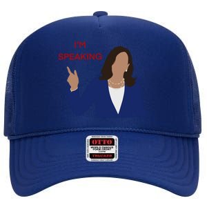 Kamala Harris I’M Speaking Meaningful Gift High Crown Mesh Back Trucker Hat