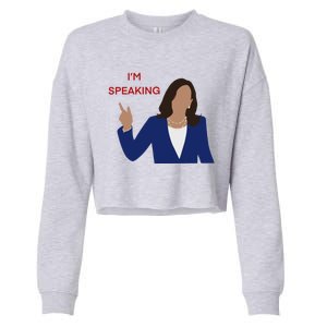 Kamala Harris I’M Speaking Meaningful Gift Cropped Pullover Crew