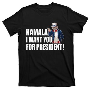 Kamala Harris I Want You For President 2024 T-Shirt