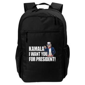 Kamala Harris I Want You For President 2024 Daily Commute Backpack