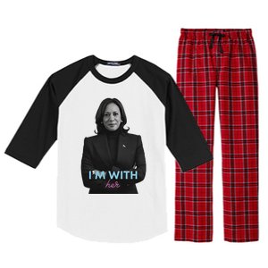 Kamala Harris IM With Her 2024 Raglan Sleeve Pajama Set