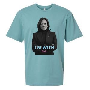 Kamala Harris IM With Her 2024 Sueded Cloud Jersey T-Shirt