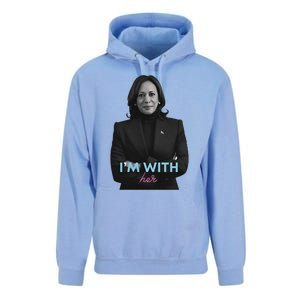 Kamala Harris IM With Her 2024 Unisex Surf Hoodie