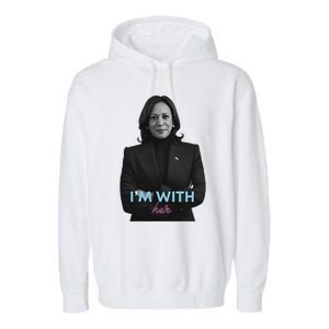 Kamala Harris IM With Her 2024 Garment-Dyed Fleece Hoodie