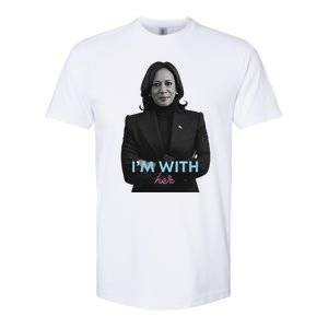 Kamala Harris IM With Her 2024 Softstyle CVC T-Shirt