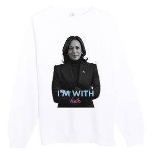 Kamala Harris IM With Her 2024 Premium Crewneck Sweatshirt