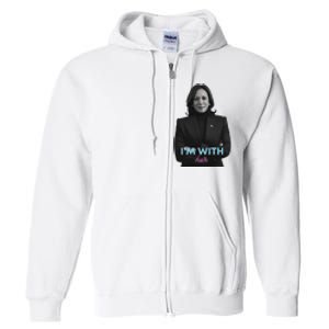 Kamala Harris IM With Her 2024 Full Zip Hoodie