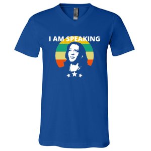 Kamala Harris I Am Speaking Inspirational Gift V-Neck T-Shirt