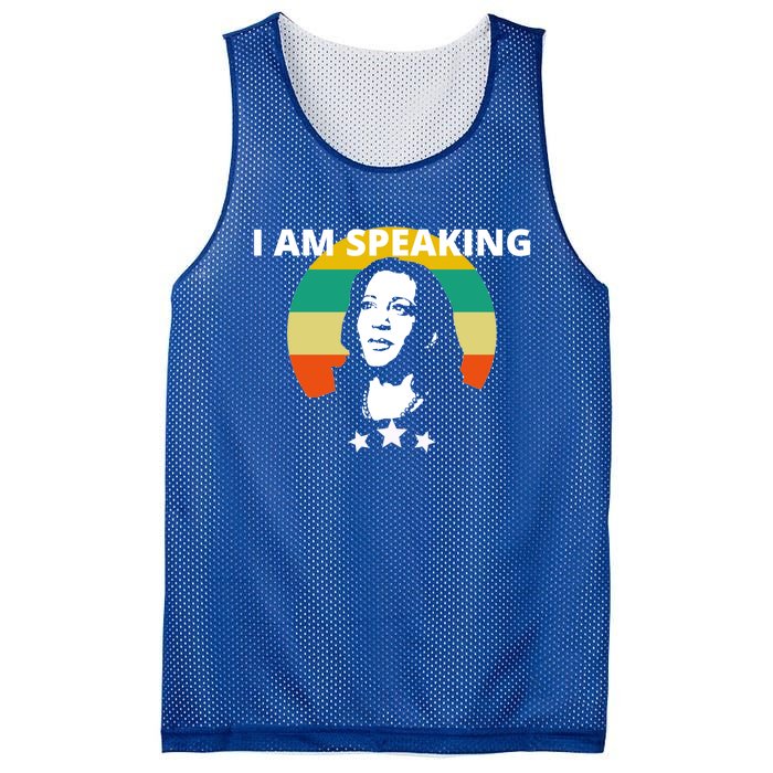 Kamala Harris I Am Speaking Inspirational Gift Mesh Reversible Basketball Jersey Tank