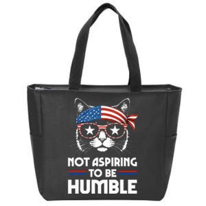 Kamala Harris IM Not Aspiring To Be Humble Zip Tote Bag