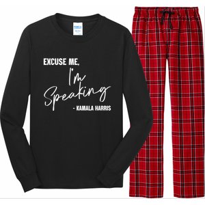 Kamala Harris IM Speaking Empowering S Voice Gift Long Sleeve Pajama Set