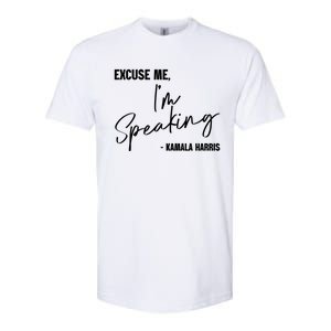 Kamala Harris IM Speaking Empowering S Voice Gift Softstyle CVC T-Shirt