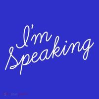 Kamala Harris IM Speaking Gift Script Font IM Speaking Gift Tall T-Shirt