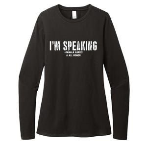 Kamala Harris IM Speaking Great Gift Womens CVC Long Sleeve Shirt