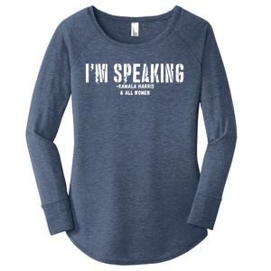 Kamala Harris IM Speaking Great Gift Women's Perfect Tri Tunic Long Sleeve Shirt