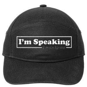 Kamala Harris IM Speaking For Her 7-Panel Snapback Hat