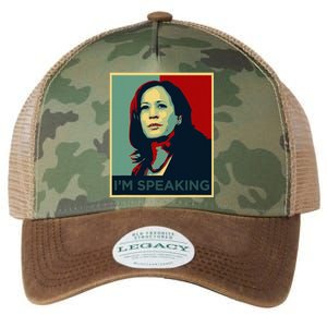 Kamala Harris Im Speaking Quote Joe Biden 2024 Legacy Tie Dye Trucker Hat